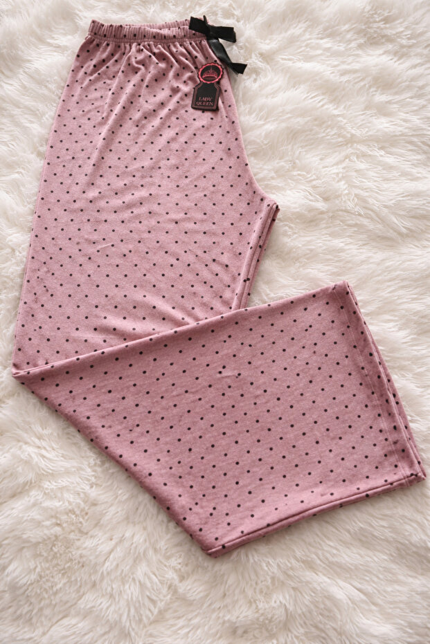 Plus Size French Velvet Pajama Bottoms