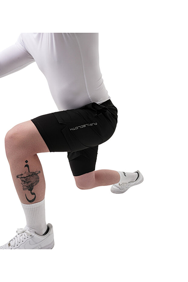 Performance Şort Siyah - 6