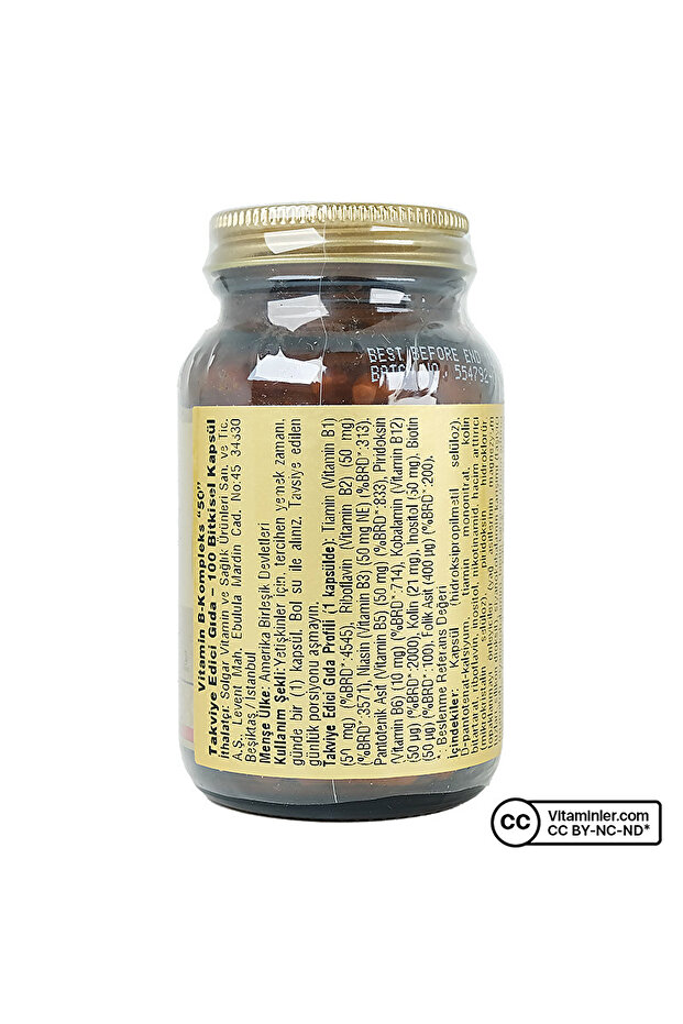 Vitamin B-Complex 50 100 Kapsül - 2