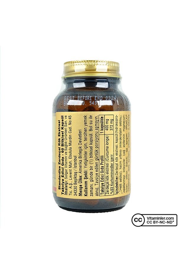 Turmeric Root Extract 60 Kapsül - 2