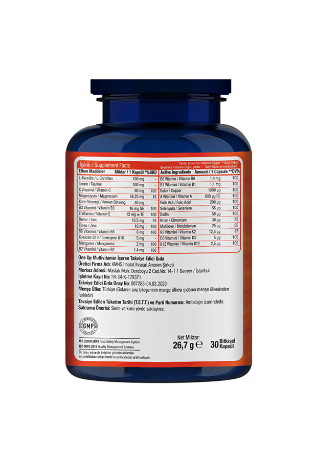 Multivitamin Enerji 30 Kapsül - 3