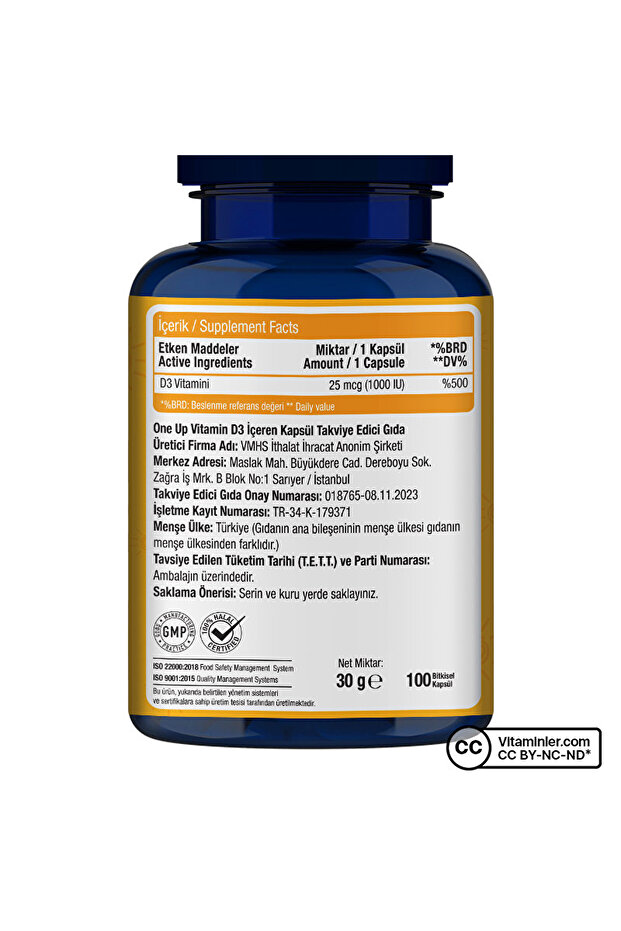 D Vitamini 1000 IU 100 Kapsül - 4