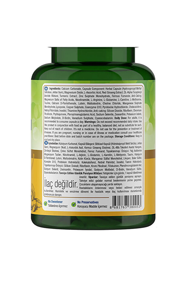 Multivitamin for Men 30 Kapsül - 7