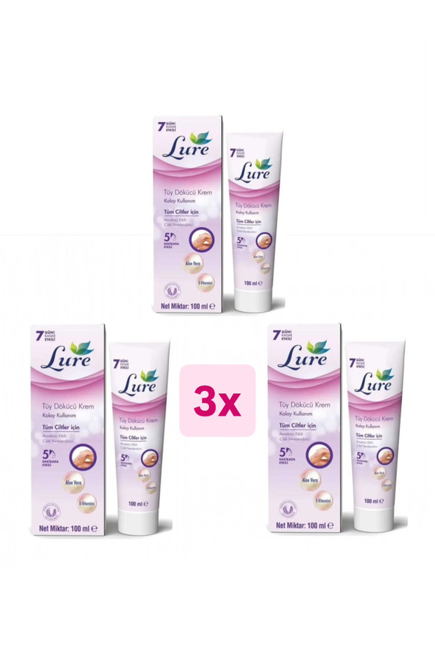 Depilatory Cream for All Skin 100 ml 3 Pieces