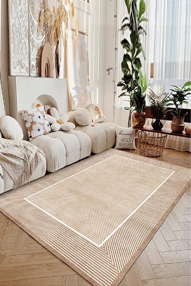 Digital Non-Slip Washable Straw Look Living Room Rug Kitchen Rug Corridor Rug Runner Rug