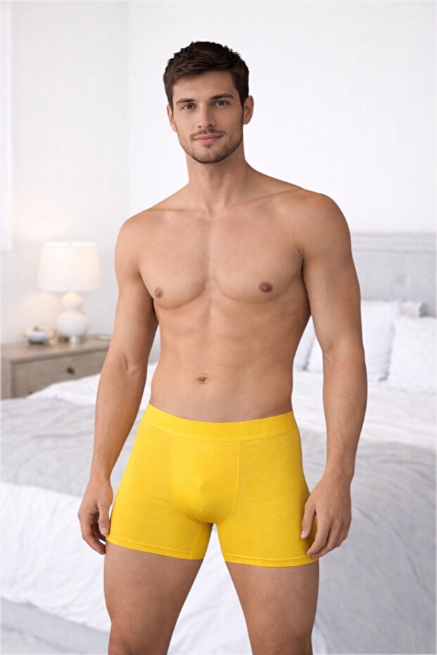 Men's Yellow Modal Boxers