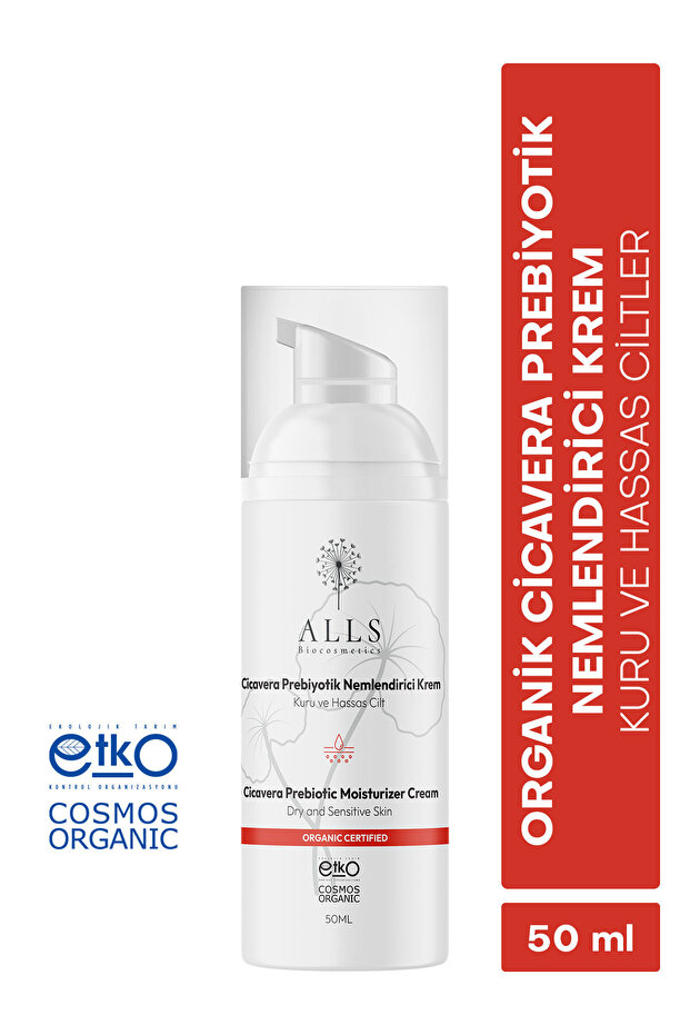 Organik Cicavera Prebiyotik Nemlendirici Krem 50 ml - 1