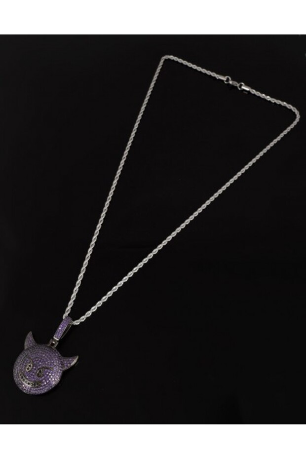 Iced Out Devil Ginger Kolye CS1057SYMR - 3