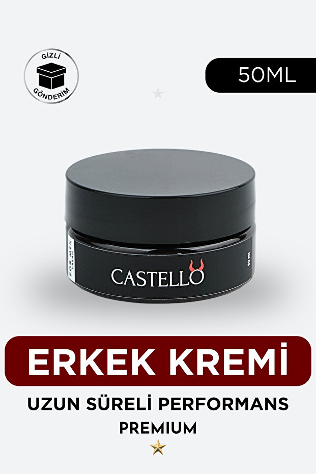 Castello Erkek Kremi Uzun Süren Deneyim-For Men Premium Cream-Geciktir 50ML