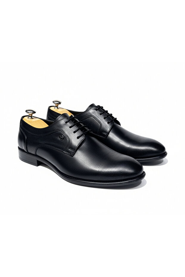 Genuine Leather Classic Black Casual Men's Shoes 30071249