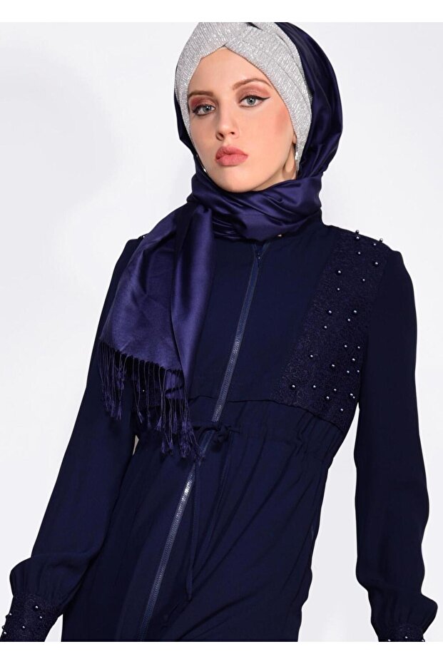 Beli Banded Bead Embroidered Ferace 8286