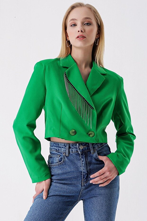 Short Chain Lined Jacket