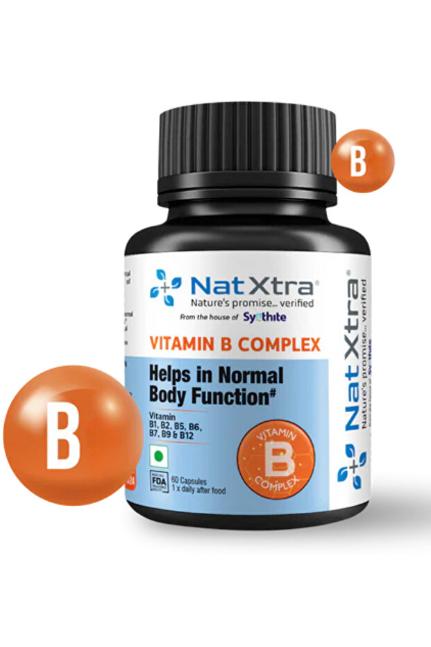 مجموعة فيتامينات ب | 60 كبسولة | تساعد في وظائف الجسم الطبيعية - 1