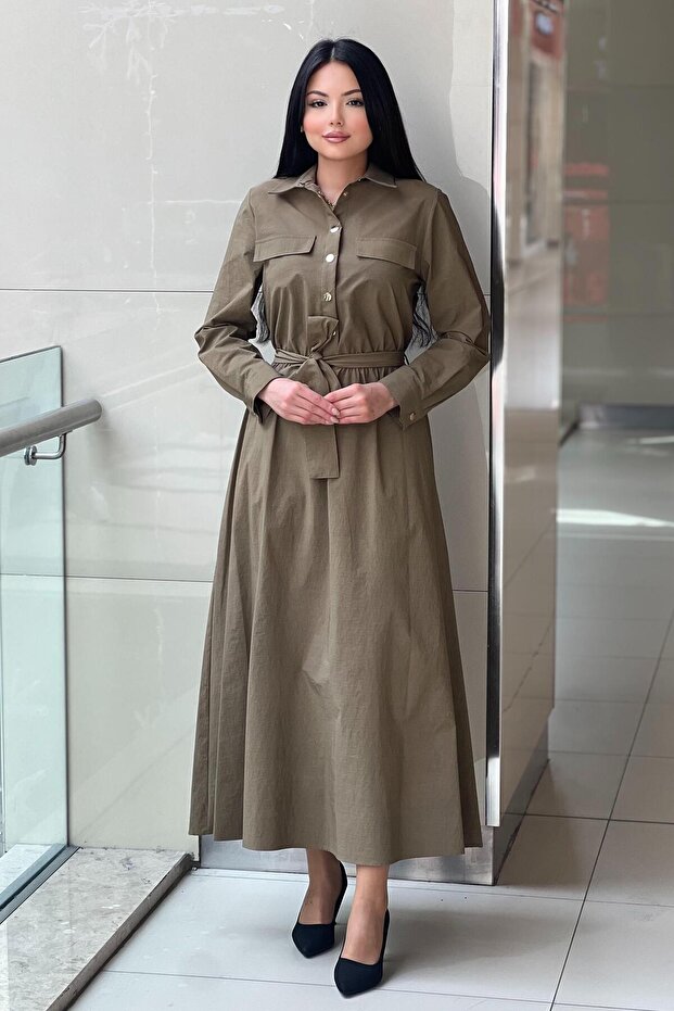 Visione Nakışlı Elbise - 3