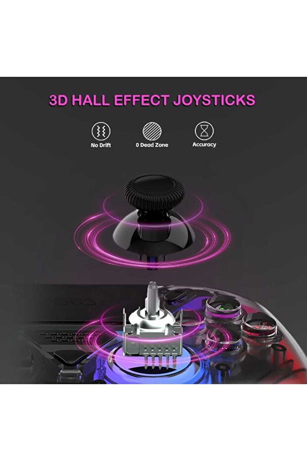 ASRVA PS5 Wireless Gaming Controller with RGB - 6