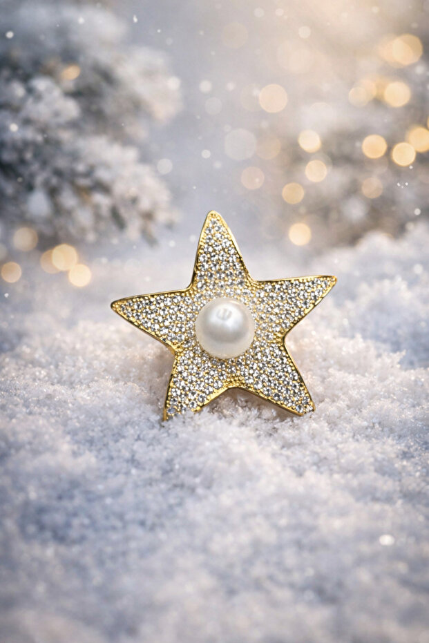 GOLD KADIN BROŞ - 1