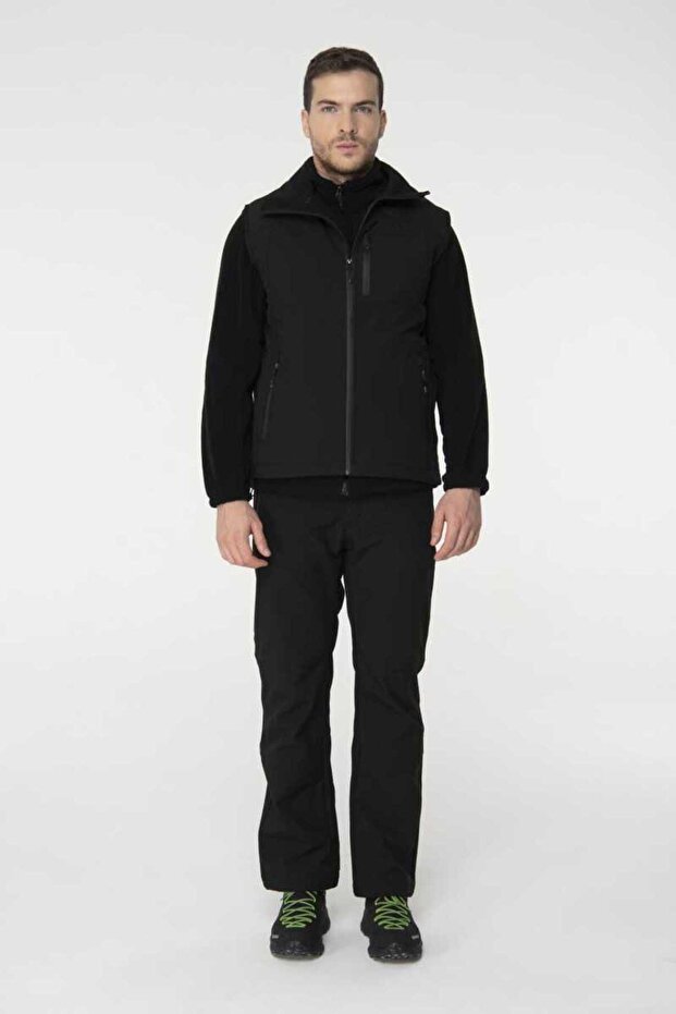 2ASSMN0807-0900 Samana Softshell Erkek Yelek - 4