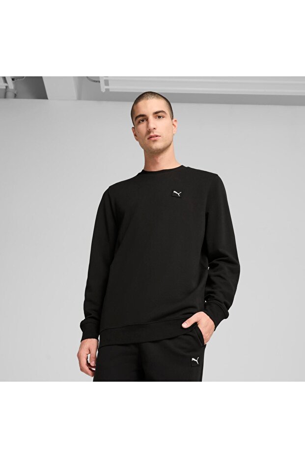 68472701 Ess Elevated Crew Erkek Sweatshirt - 2
