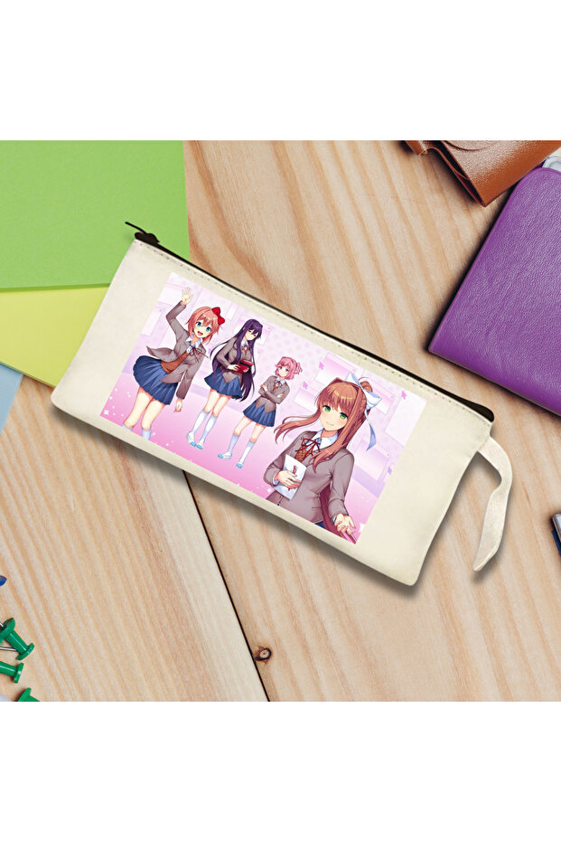 Doki doki literature club anime pen holder