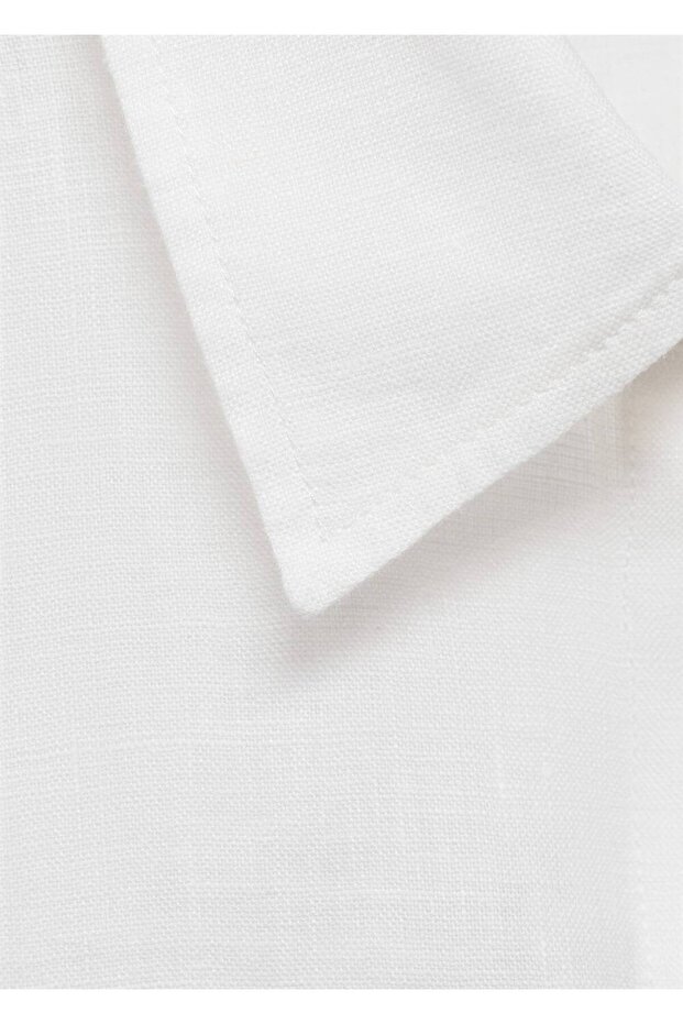 Cepli keten gömlek - 8