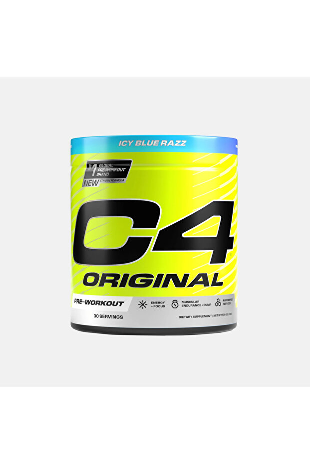 C4 Original, Pre Workout, 195g, Icy Blue Razz, 30 Servings