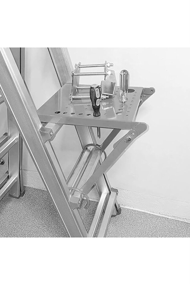 MERDİVEN ÇALIŞMA PLATFORMU - KATLANABİLİR STAND - 2