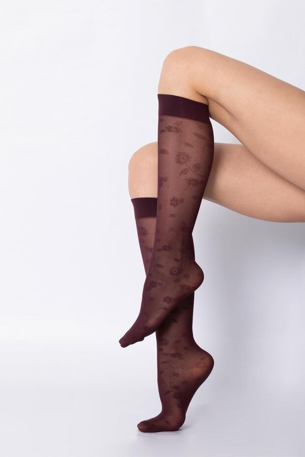 Yvonna Dizaltı Çorap - 5