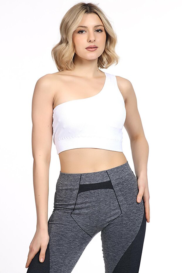 Seamless Tek Askı Spor Büstiyer - 2