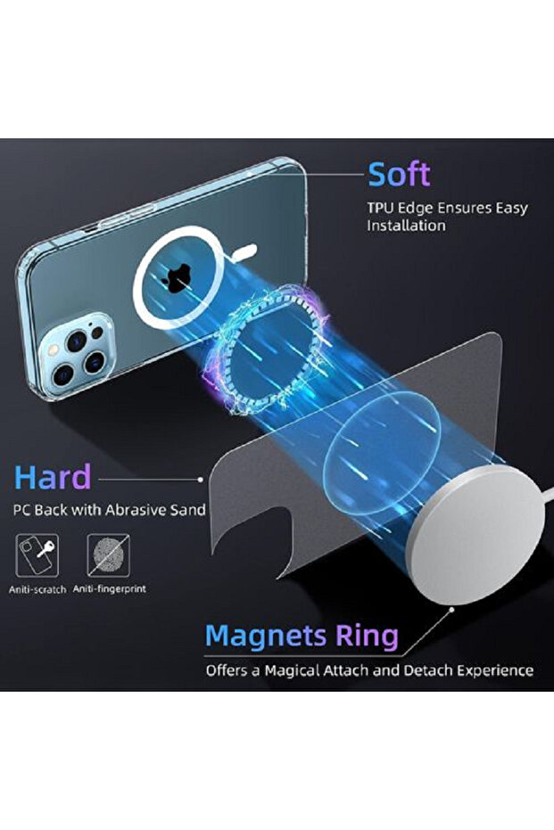 غطاء حماية شفاف لهاتف iPhone 12/12 Pro - 3