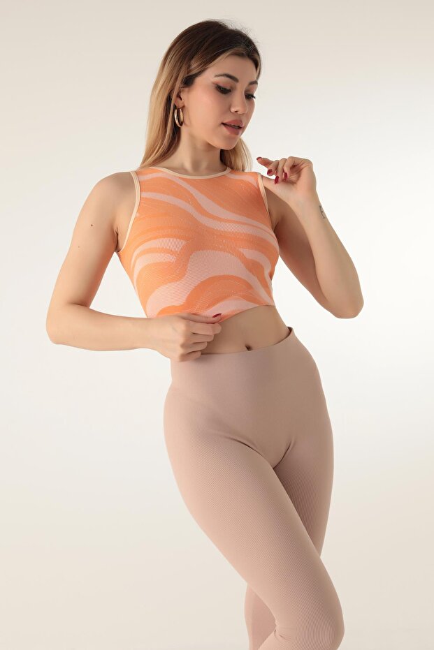 Ribbed Patterned Bustier - Unassisted - 3