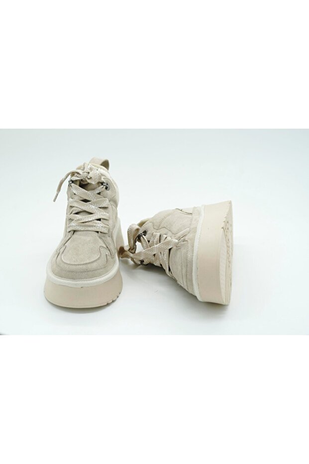 Luvesta Bağcıklı Mini Bot Bej - 6