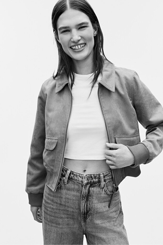 Yakalı Pilot Ceketi - 2