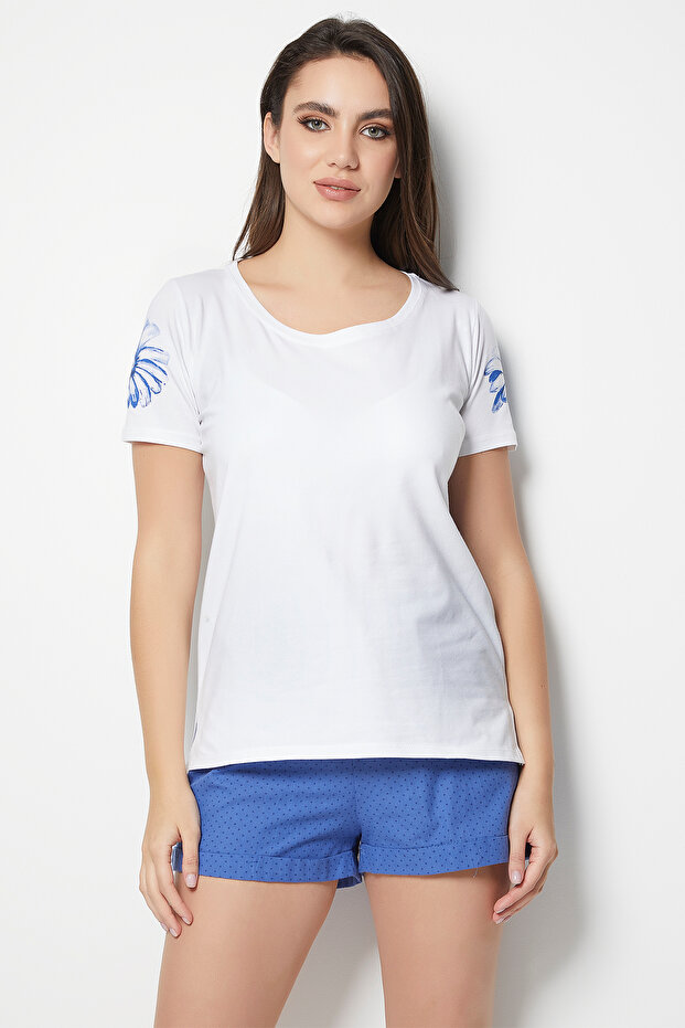 Deap Blue Şortlu Takım - 1