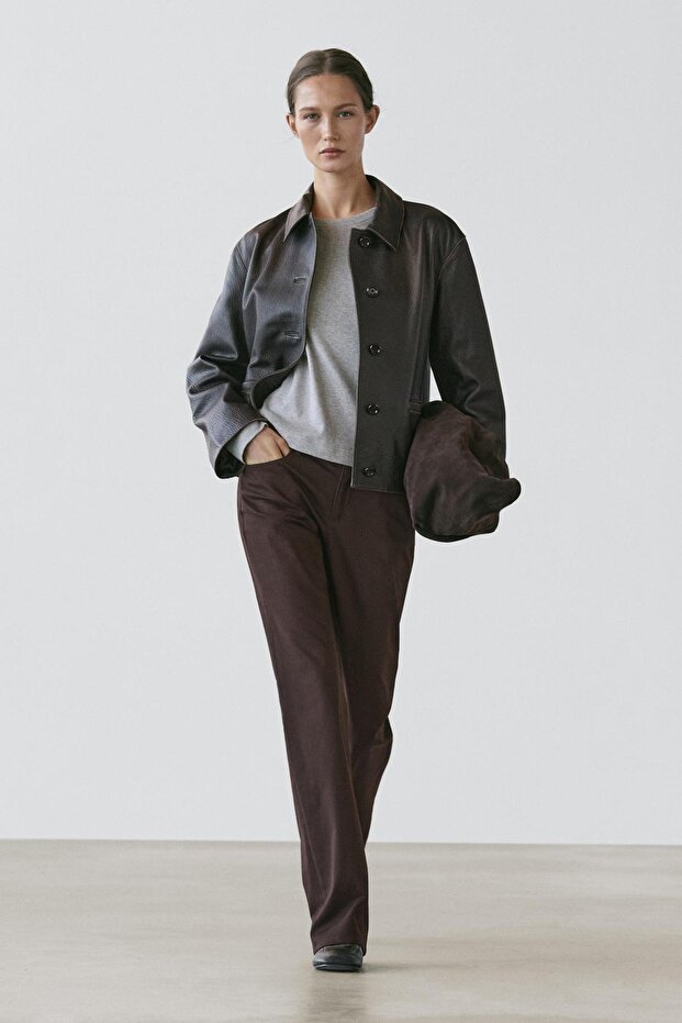 Bootcut fit pantolon - 1