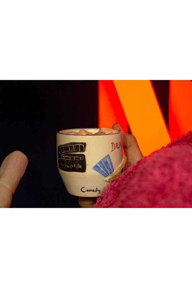 Popcorn Seramik Kupa - 6