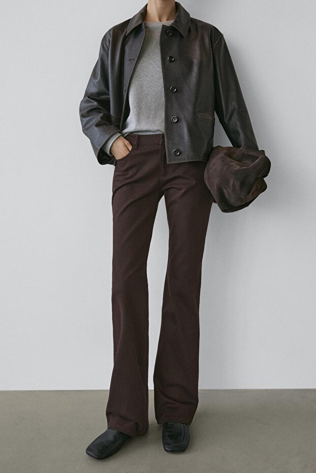 Bootcut fit pantolon - 2