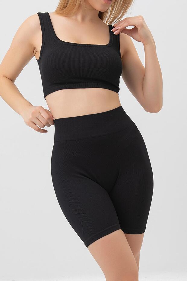 Fitilli Kısa Tayt - 1