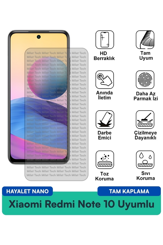 Xiaomi Redmi Note 10 Ghost Nano Screen Protection Film Long-Lasting Stain Protection