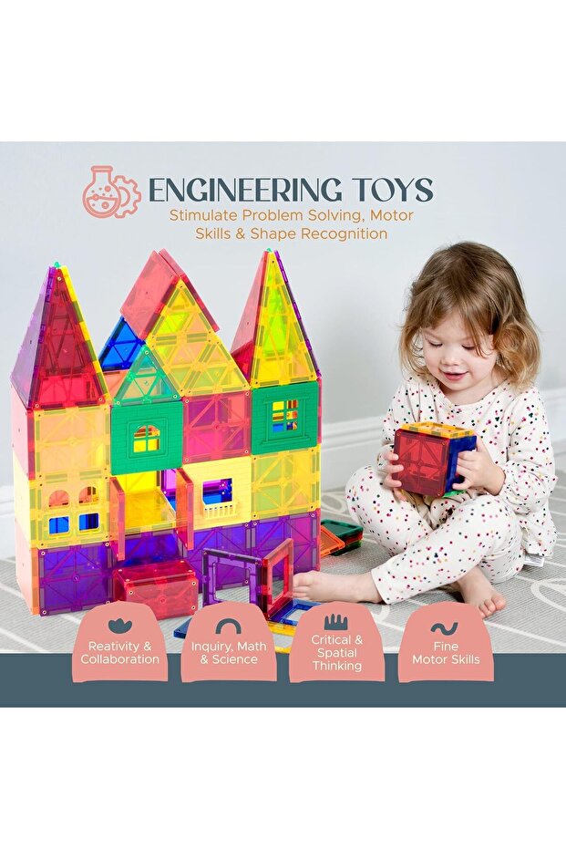 100 Parça Manyetik Blok Set - 3