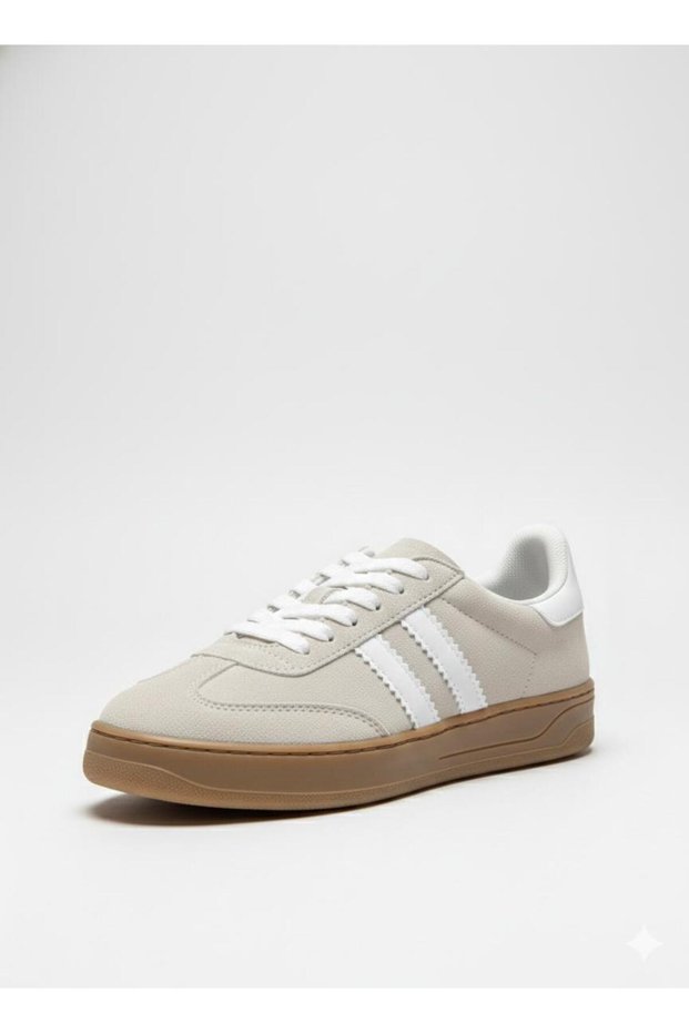 Vi̇otto Sneaker Unisex Thermo Sole Soft Flexible Sports Shoes with Side Stripes and Laces