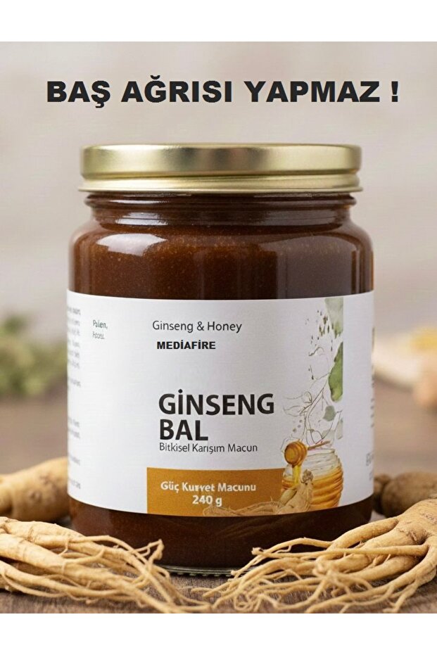 Ginseng Macunu Ginsengli Atom Macunu Kuvvetli Ginseng Güçlü Macun Macunu 240gr - 2