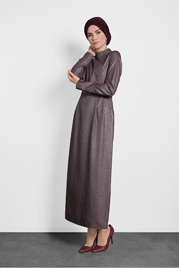 SİMLİ CEPLİ ELBİSE 40154 - 2