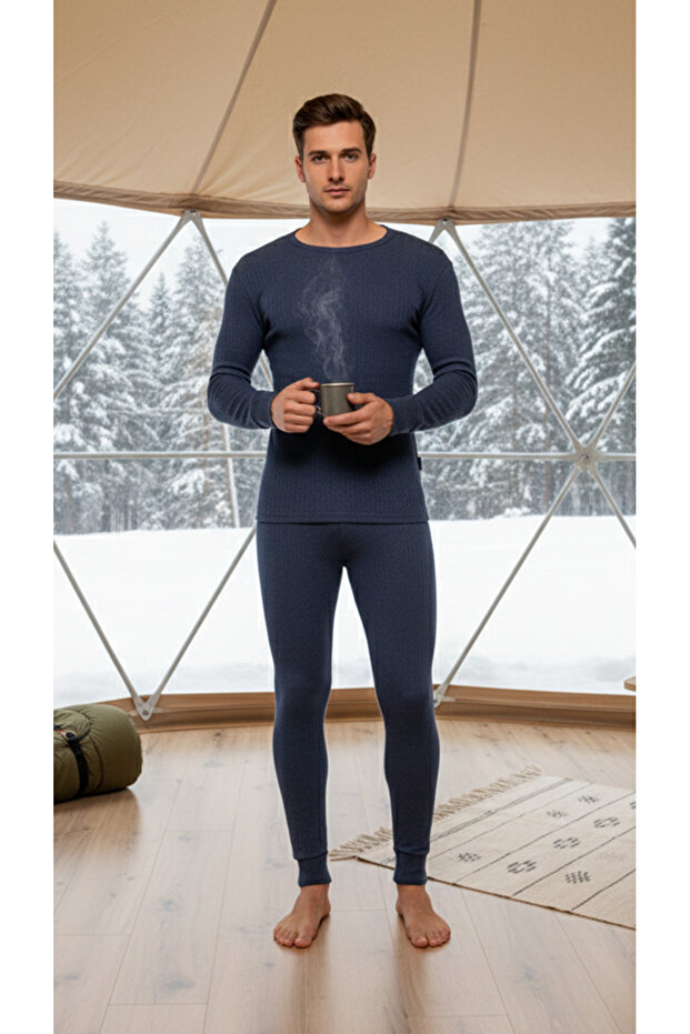 Soft Termal Içlik Set Lacivert - 2