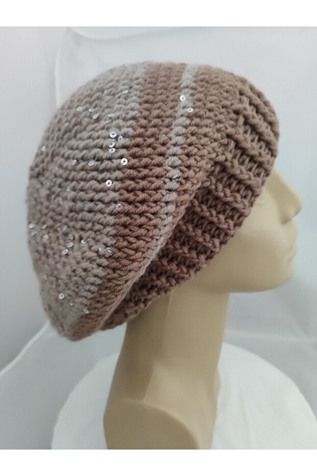 Fransız Ressam Bere Çarkıfelek Kahverengi - 7