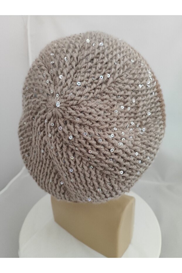 Fransız Ressam Bere Çarkıfelek Kahverengi - 6