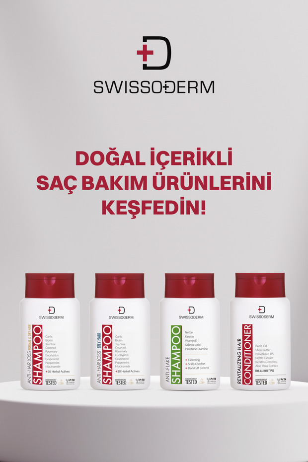 Dökülme Karşıtı Doğal Şampuan 300ml | Biotinli, Bitkisel Özlü, Normal-Kuru Saçlar, Uzamayı Destekler - 5