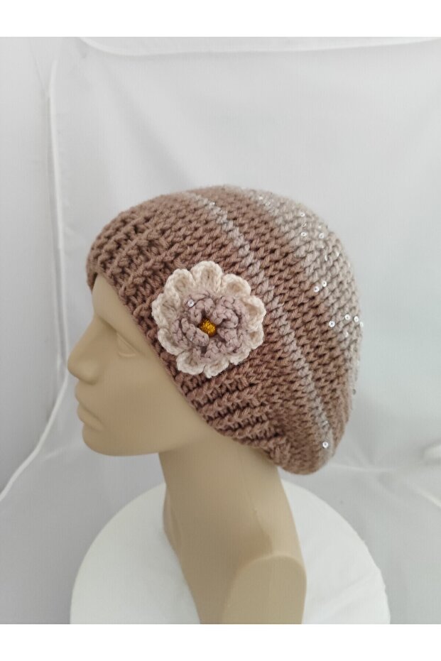 Fransız Ressam Bere Çarkıfelek Kahverengi - 5