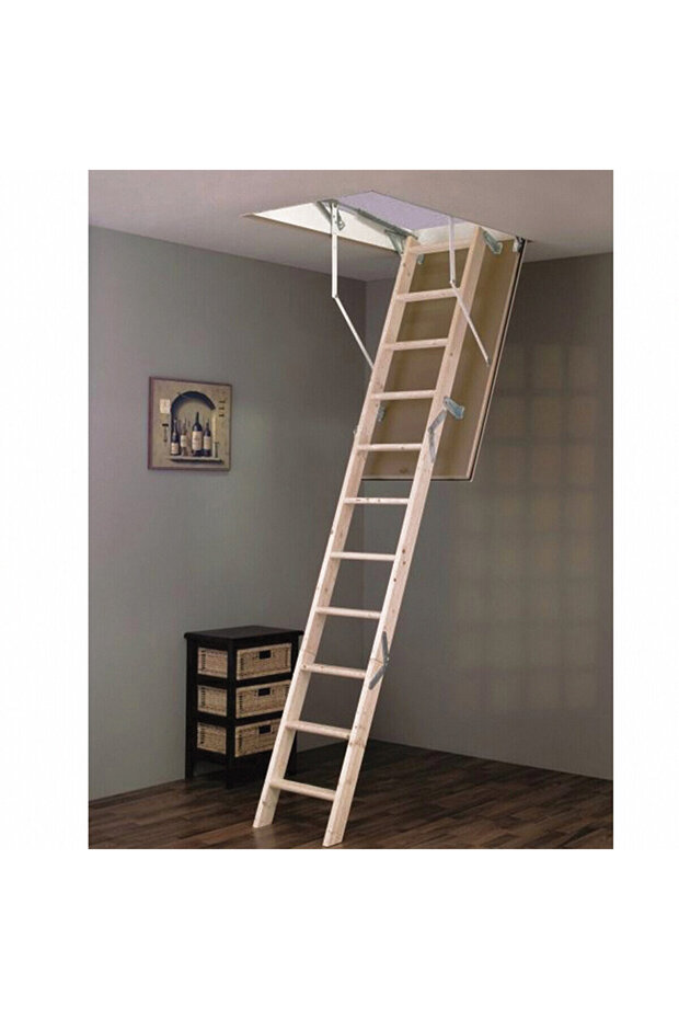 Ahşap Çatı Merdiveni - 1