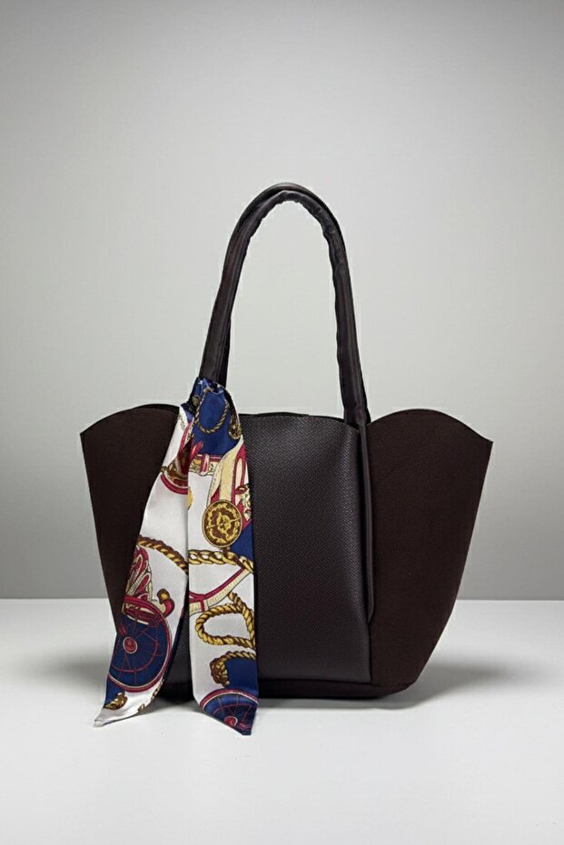 Dark Brown Tulip Model Bag - 1