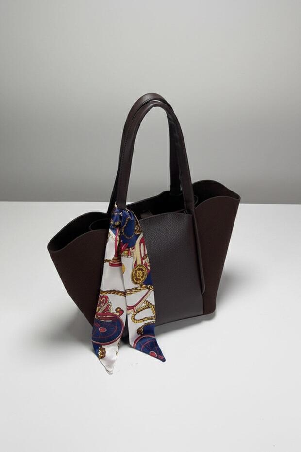 Dark Brown Tulip Model Bag - 3